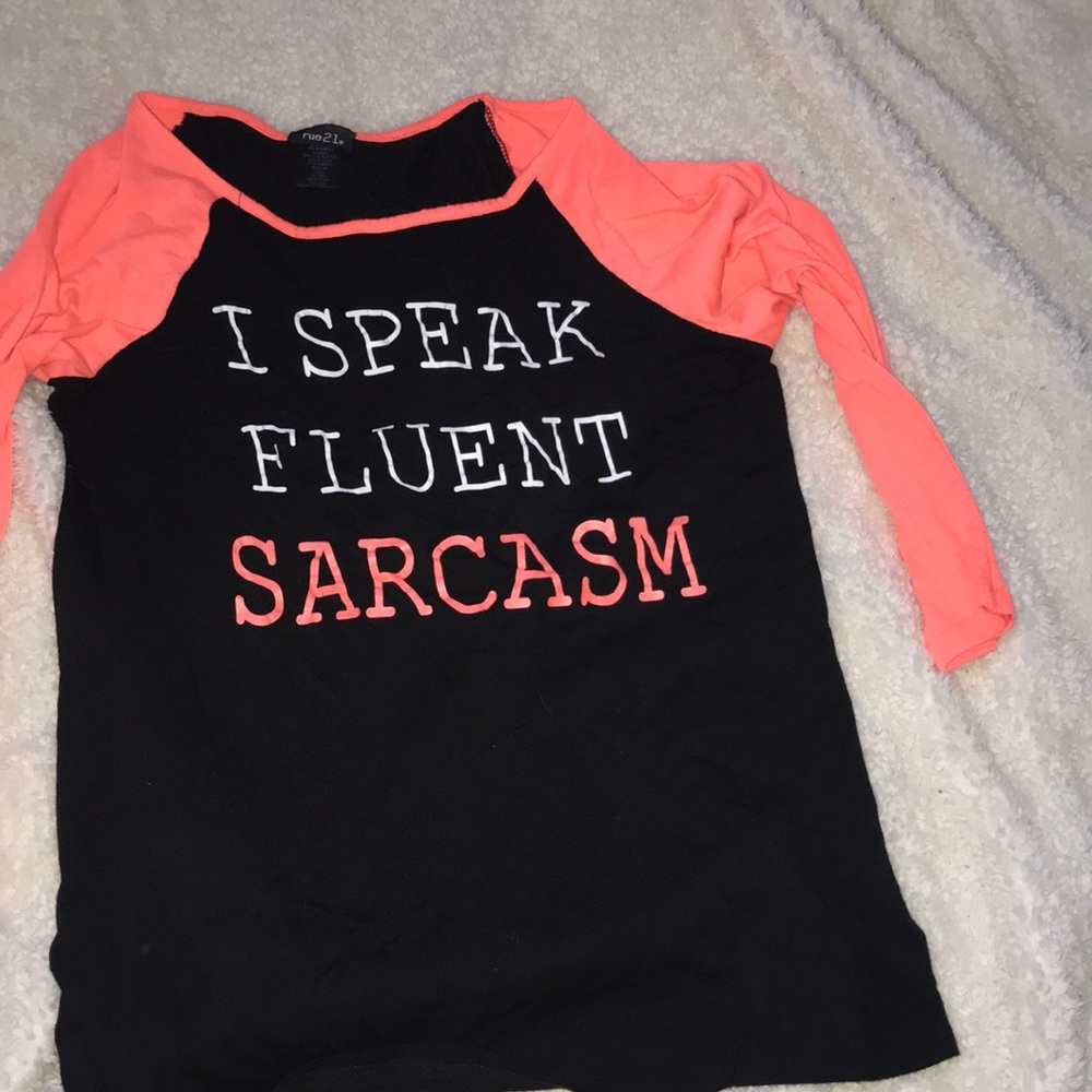 A graphic tee